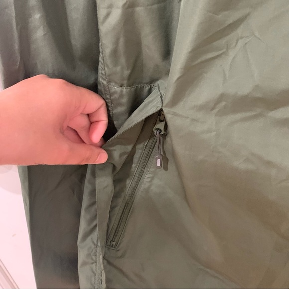 SCOTTeVEST Tec Hooded Windbreaker Jacket Mens XXXL Olive Green Zip Up Travel - Picture 4 of 14